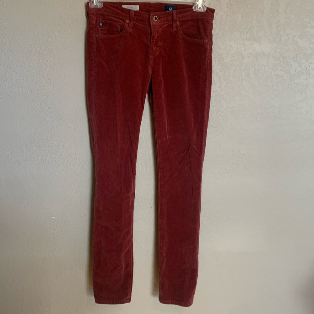 AG Corduroy Jeans (Rust) - 27